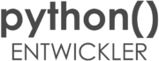 Pythonentwicklerkurs Logo grau